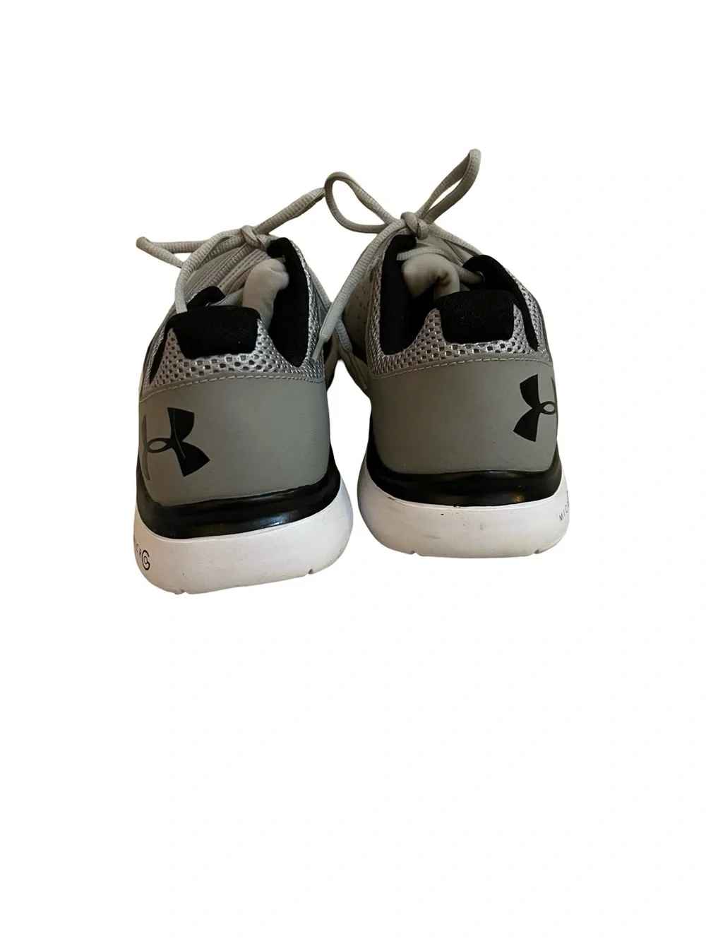 Under Armour Micro G Gray Running Shoes Men’s Athletic Training Sneakers